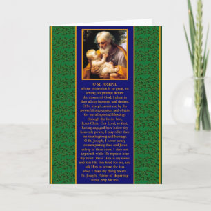 Saint Joseph Card