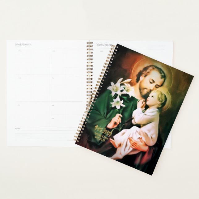 Saint Joseph Guardian of Jesus Planner (Display)