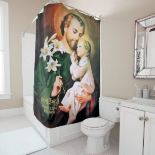 Saint Joseph Guardian of Jesus Shower Curtain