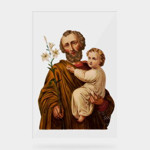 Saint Joseph Guardian of the Holy Family Acrylic Sign