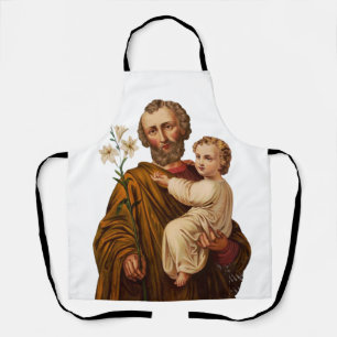 Saint Joseph Guardian of the Holy Family Apron