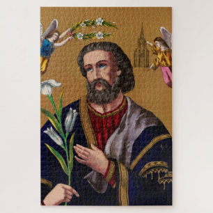 Saint Joseph Guardian of the Holy Family Jigsaw Puzzle