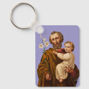 Saint Joseph Guardian of the Holy Family Key Ring