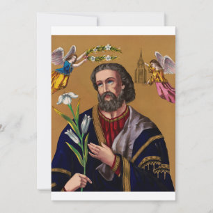 Saint Joseph Guardian of the Holy Family Thank You Card