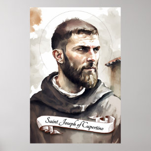 Saint Joseph of Cupertino Poster
