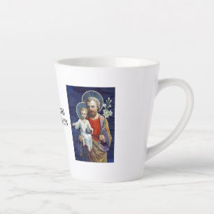 SAINT JOSEPH PRAY FOR US LATTE MUG