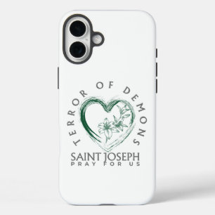 Saint Joseph Terror of Demons iPhone 16 Plus Case