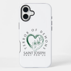 Saint Joseph Terror of Demons iPhone 16 Plus Case