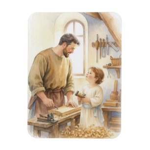 Saint Joseph The Carpenter Magnet