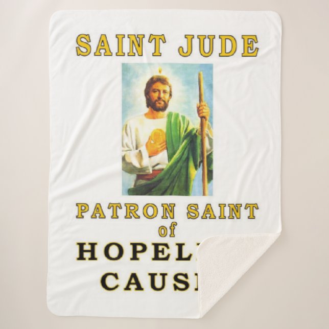 SAINT JUDE SHERPA BLANKET (Front)