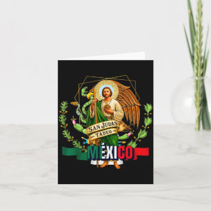 Saint Jude Thaddeus Mexico Catholic For Proud Mexi Card