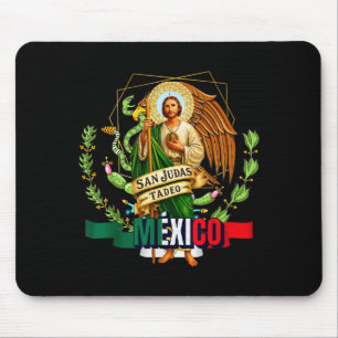Saint Jude Thaddeus Mexico Catholic For Proud Mexi Mouse Pad