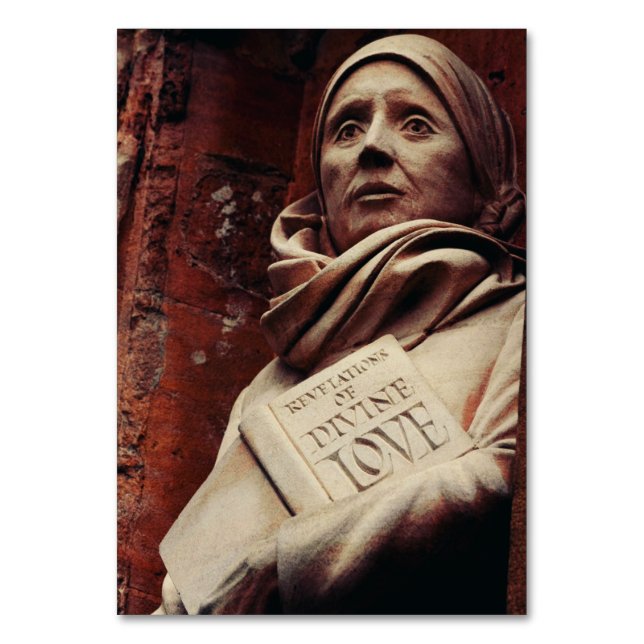 Saint Julian of Norwich Table Number (Front)