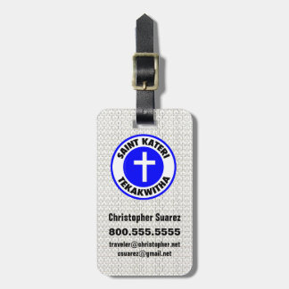 Saint Kateri Tekakwitha Luggage Tag