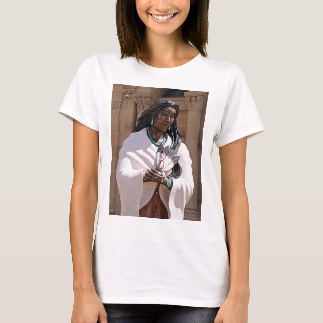 Saint Kateri Tekakwitha T-Shirt (Front)