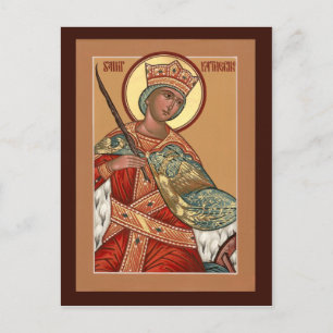 Saint Katherine Prayer Card