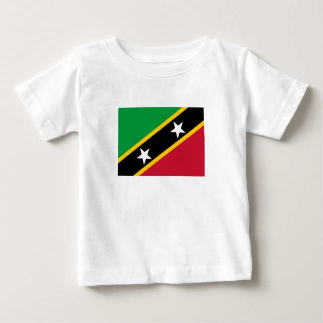Saint Kitts and Nevis Flag Baby T-Shirt (Front)