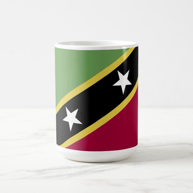 Saint Kitts and Nevis flag Coffee Mug (Center)