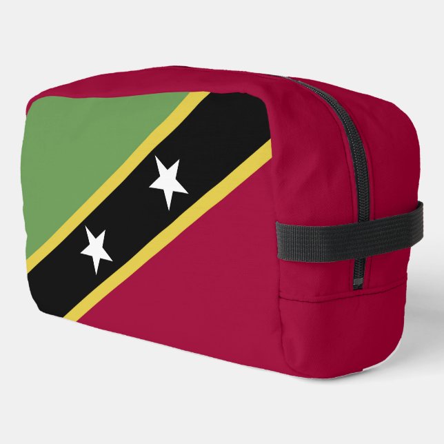 Saint Kitts and Nevis flag Dopp Kit (Left Corner)