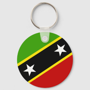 Saint Kitts And Nevis Flag Key Ring