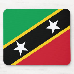 Saint Kitts and Nevis Flag Mouse Pad