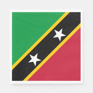 Saint Kitts and Nevis Flag Napkin