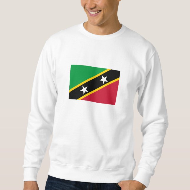 Saint Kitts and Nevis Flag Sweatshirt (Front)