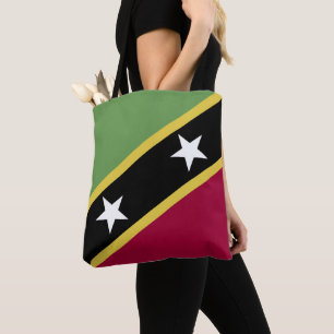 Saint Kitts and Nevis flag Tote Bag