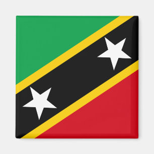 Saint Kitts & Nevis Flag  Magnet