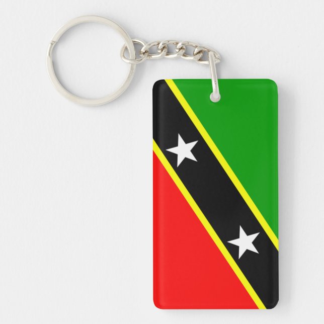 Saint Kitts & Nevis Key Ring (Front)