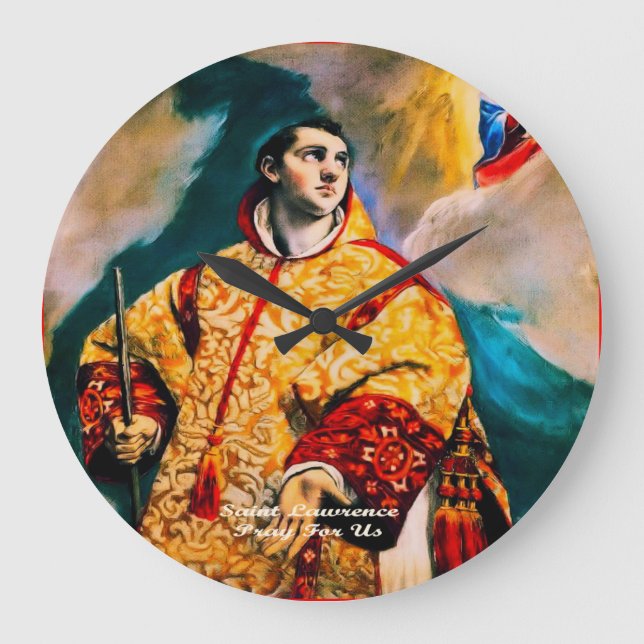 Saint Lawrence Large Clock (Front)