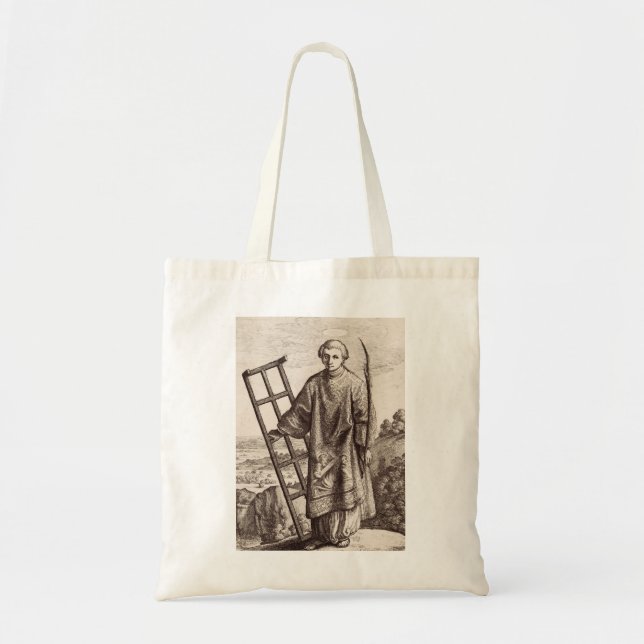 Saint Lawrence patron saint archive Tote Bag (Front)