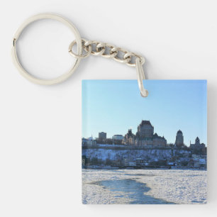 Saint Lawrence River & Old Quebec City, Quebec Key Ring