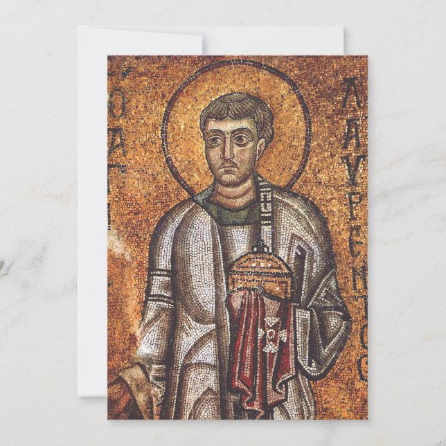Saint Lawrence the Martyr Holiday Card (Front)