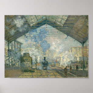 Saint-Lazare Station - Claude Monet Poster