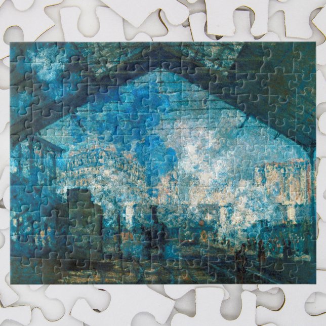 Saint Lazare Train Station by Claude Monet Jigsaw Puzzle (Creator Uploaded)