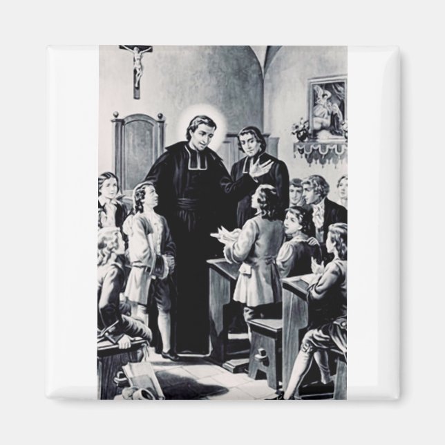 Saint Louis de Montfort French priest Magnet (Front)