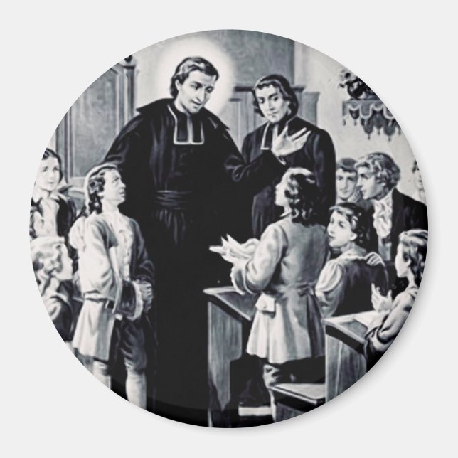 Saint Louis de Montfort French priest Magnet (Front)