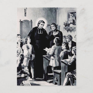 Saint Louis de Montfort French priest Postcard