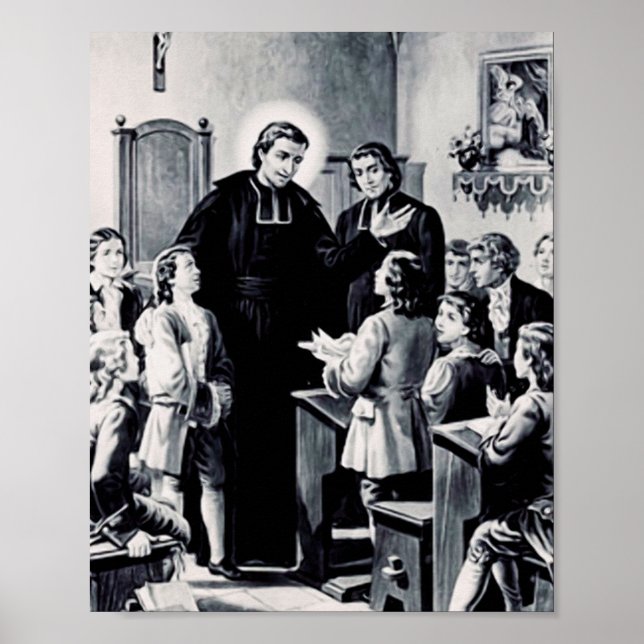 Saint Louis de Montfort French priest Poster (Front)