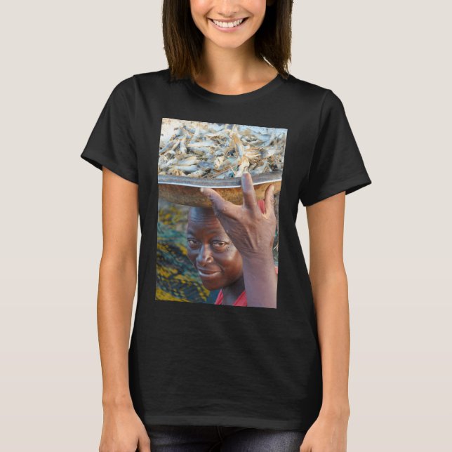 Saint-Louis fish monger, Senegal T-Shirt (Front)