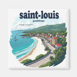 SAINT-LOUIS GUADELOUPE MAGNET