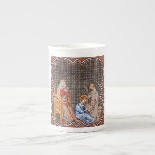 Saint Louis IX of France Bone China Mug