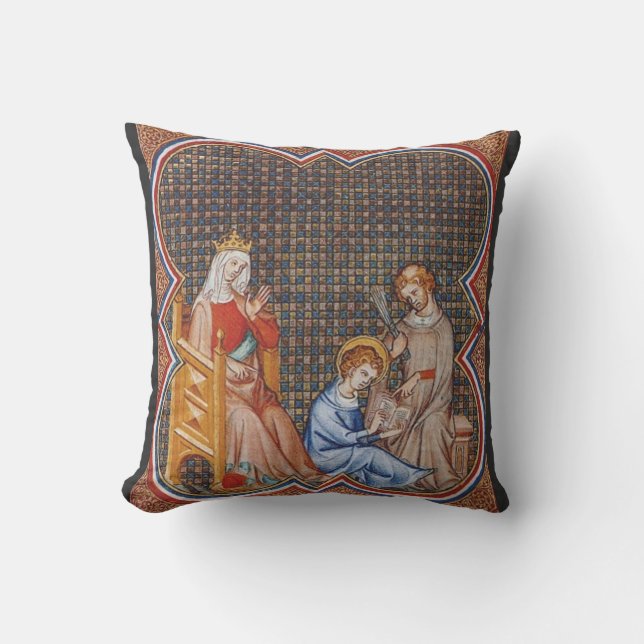 Saint Louis IX of France Cushion (Front)