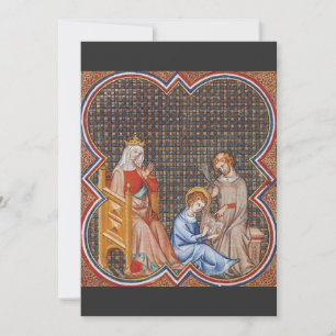 Saint Louis IX of France Holiday Card