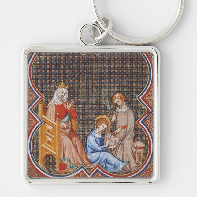 Saint Louis IX of France Key Ring (Front)