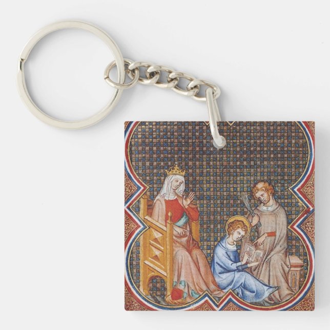 Saint Louis IX of France Key Ring (Front)