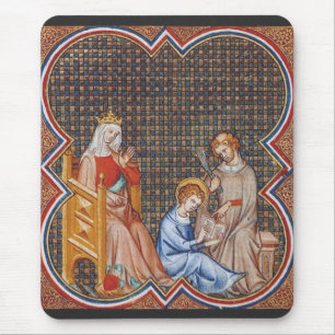 Saint Louis IX of France Mouse Pad