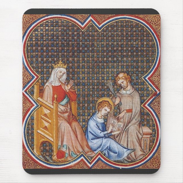 Saint Louis IX of France Mouse Pad (Front)