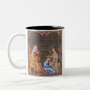 Saint Louis IX of France Two-Tone Coffee Mug
